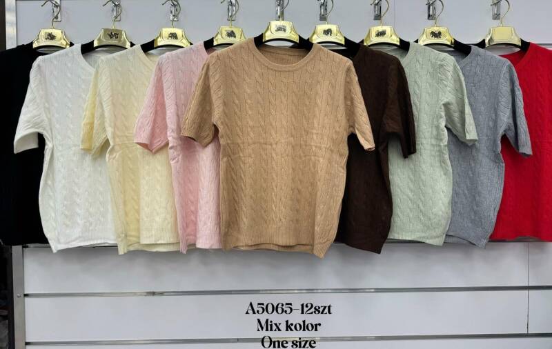 Bluzki damskie Roz Standard, Mix Kolor Paczka 12 szt